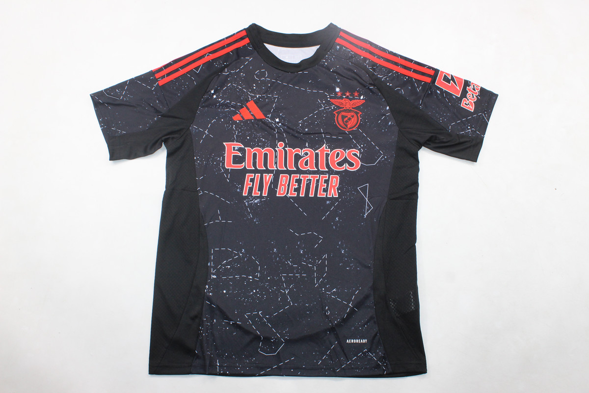 AAA Quality Benfica 24/25 Away Black Soccer Jersey